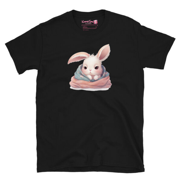 Cozy Bunny Black Graphic Tee