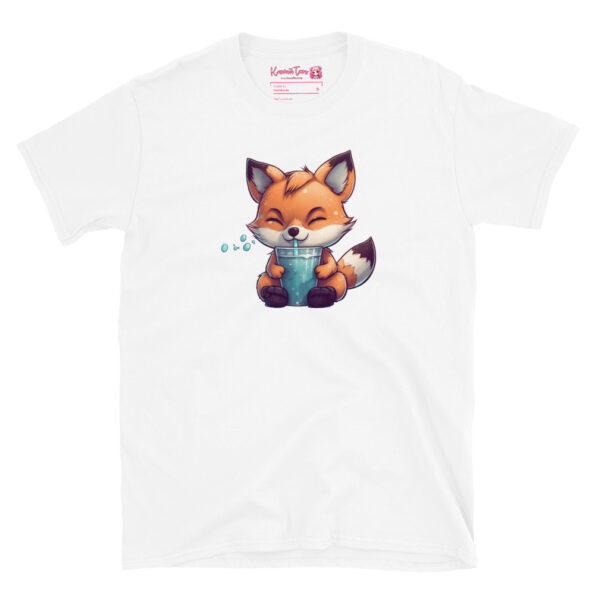 Fox Bubble Tea White Graphic Tee