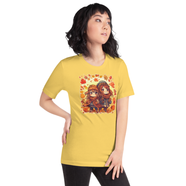 Fall Friends Yellow Graphic T-shirt