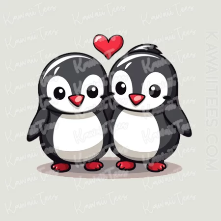 Penguins In Love Graphic Tee