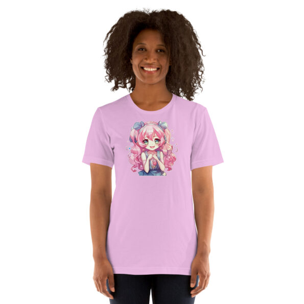 anime girl graphic t-shirt