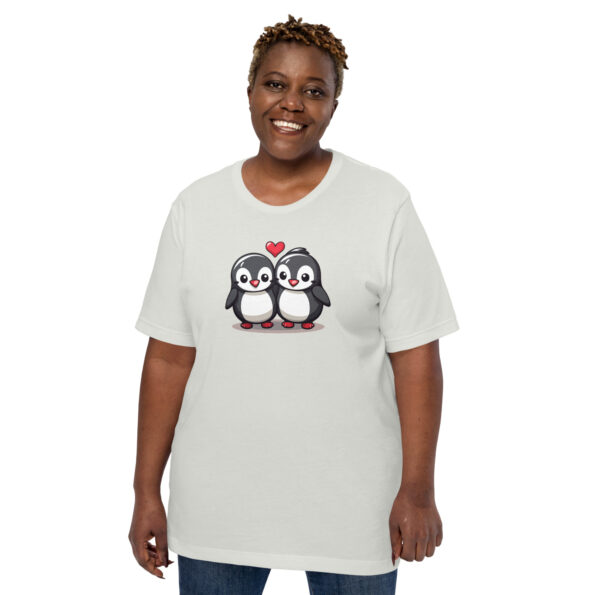 Penguins In Love Plus Size Graphic Tee