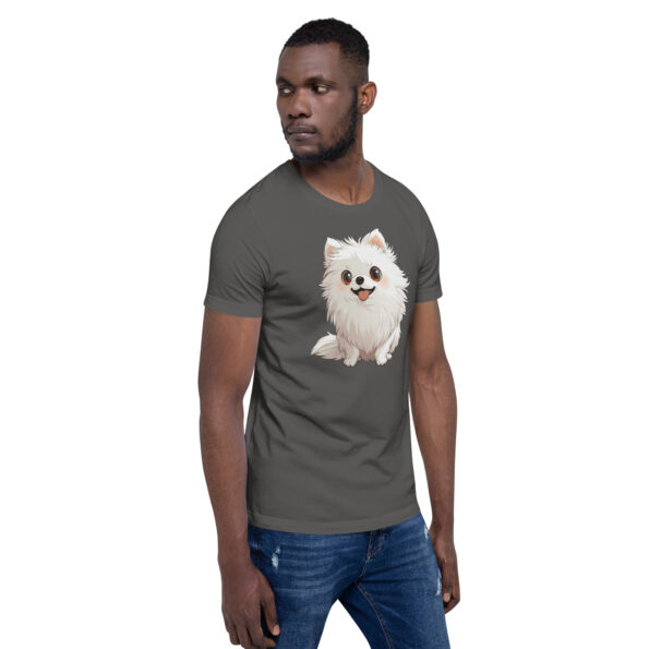 White Pomeranian Graphic Tshirt