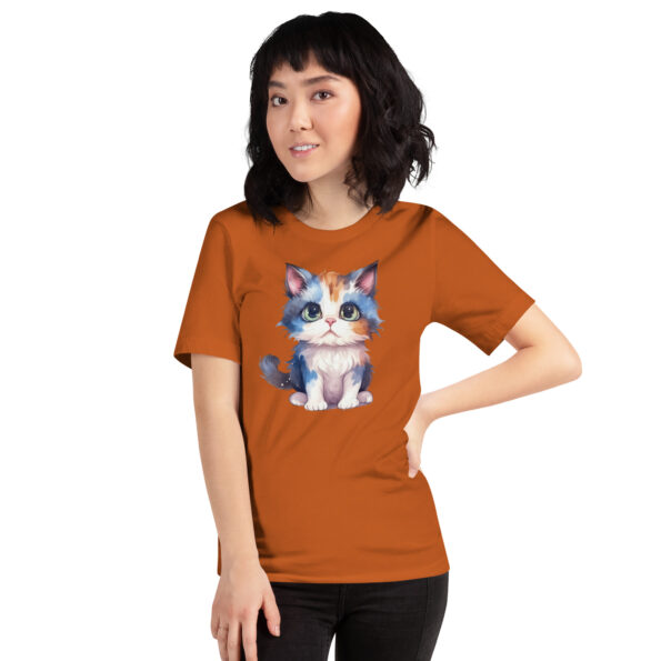 Watercolor Kitten Graphic T-shirt