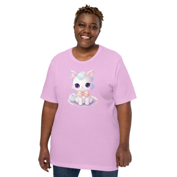 Cat Bow Plus Size Graphic Tee