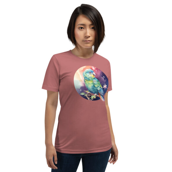 Colorful Parrot Graphic T-shirt