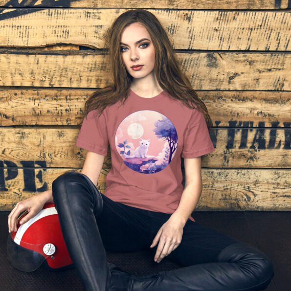 Moon Cat Graphic T-shirt