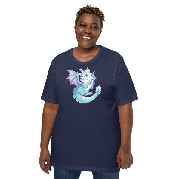 Blue Baby Dragon Plus Size Graphic Tee