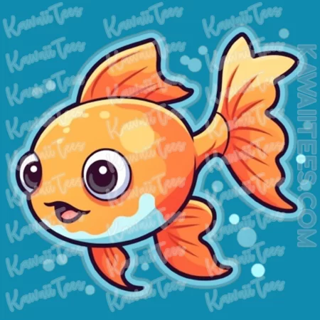 Cute Goldfish Graphic Tee