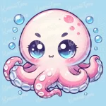 Cute Octopus Graphic Tee