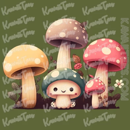 Happy Mushroom Graphic Tee