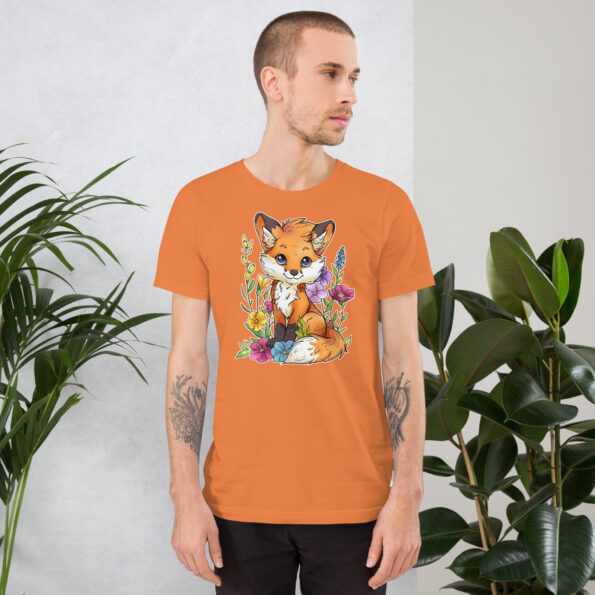 Flower Fox Graphic Tshirt