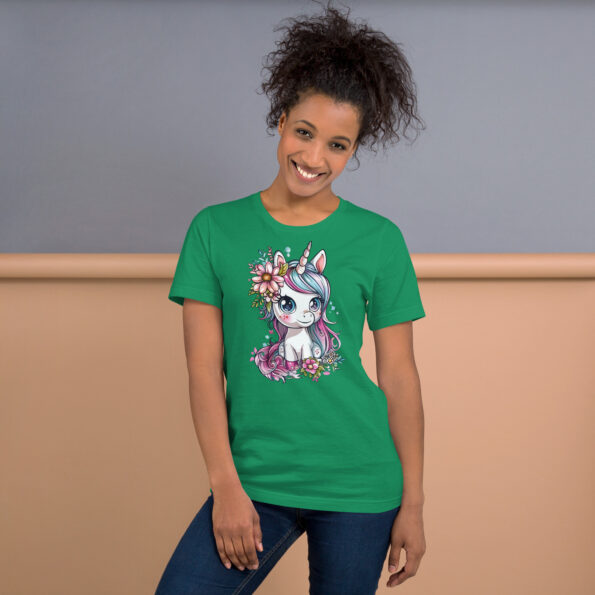 Flower Unicorn Graphic T-shirt