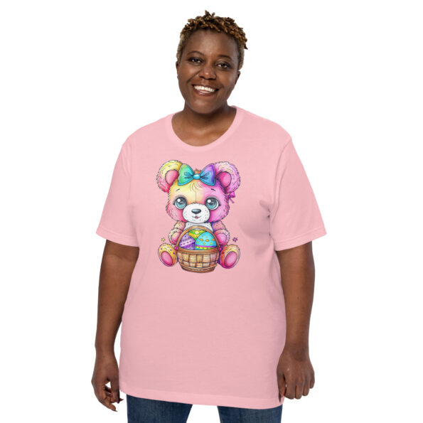 Easter Rainbow Bear Plus Size Graphic Tee