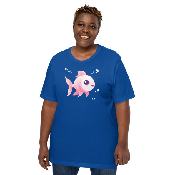 Pink Fish Plus Size Graphic Tee