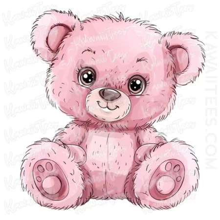 Pink Bear Graphic Tee