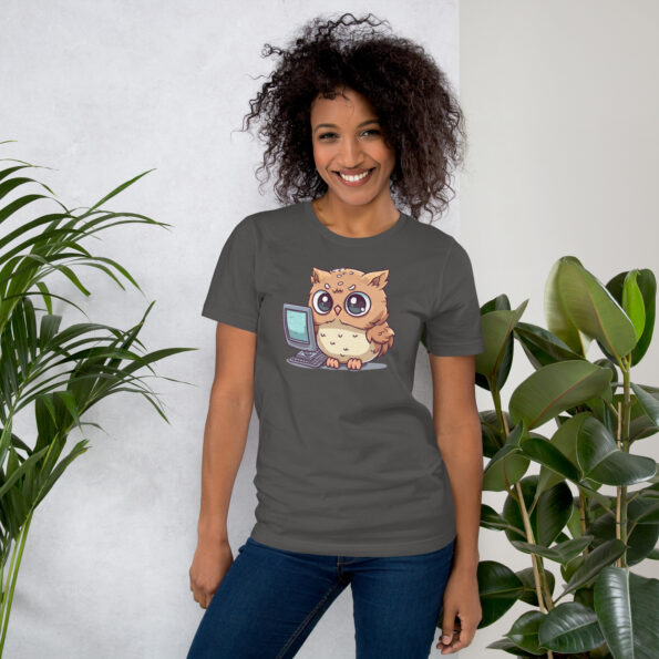 Gamer Owl Graphic T-shirt