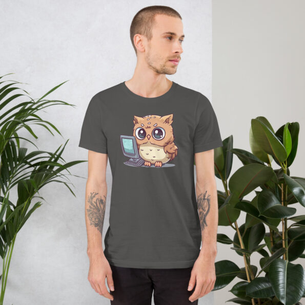 Gamer Owl Graphic Tshirt