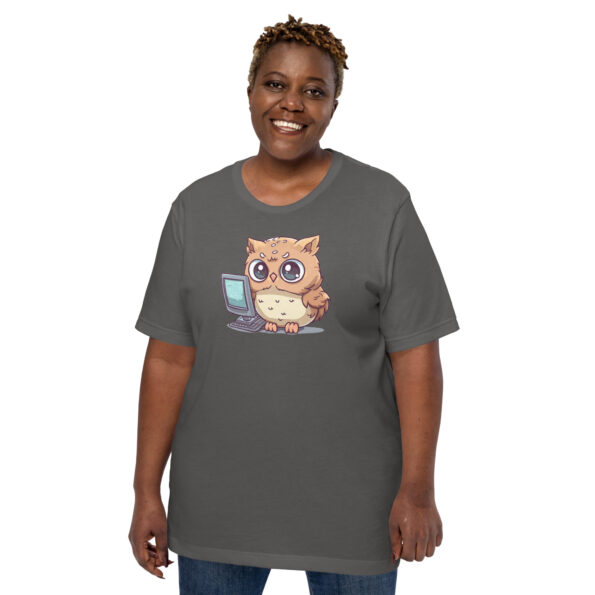 Gamer Owl Plus Size Graphic Tee