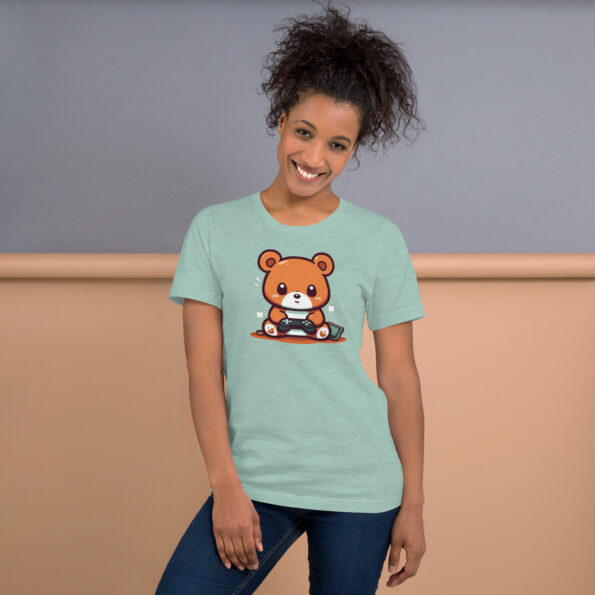 Bear Gamer Graphic T-shirt