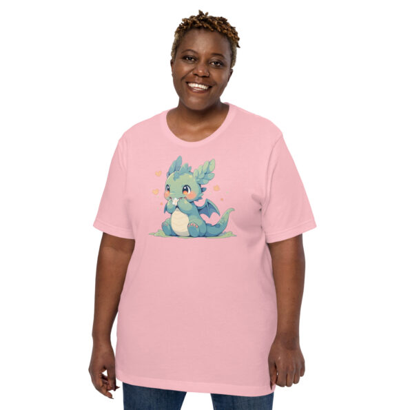 Green Baby Dragon Plus Size Graphic Tee