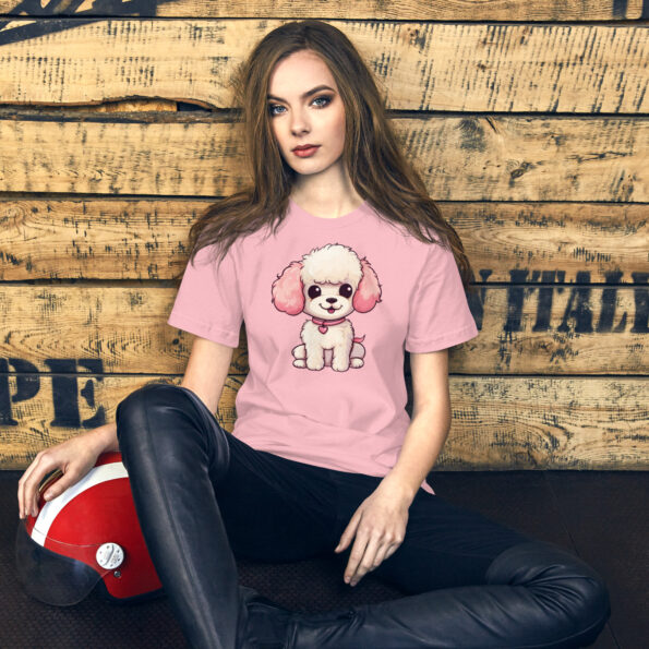 Pink Poodle Graphic T-shirt