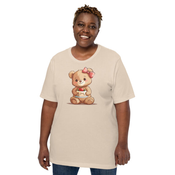 Strawberry Cake Bear Plus Size Graphic Tee