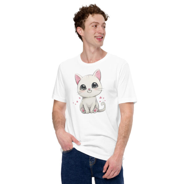 White Cat Graphic Tshirt
