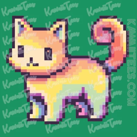 Pixel Cat Graphic Tee