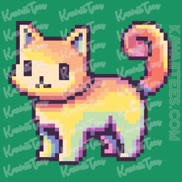 Pixel Cat Graphic Tee