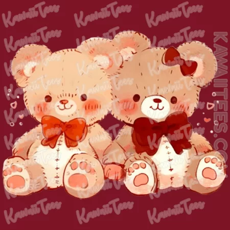 Teddy Bear Couple Graphic Tee