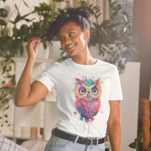 Graffiti Owl Graphic T-shirt