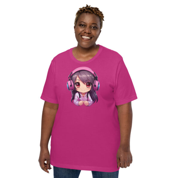 Pink Gamer Girl Plus Size Graphic Tee
