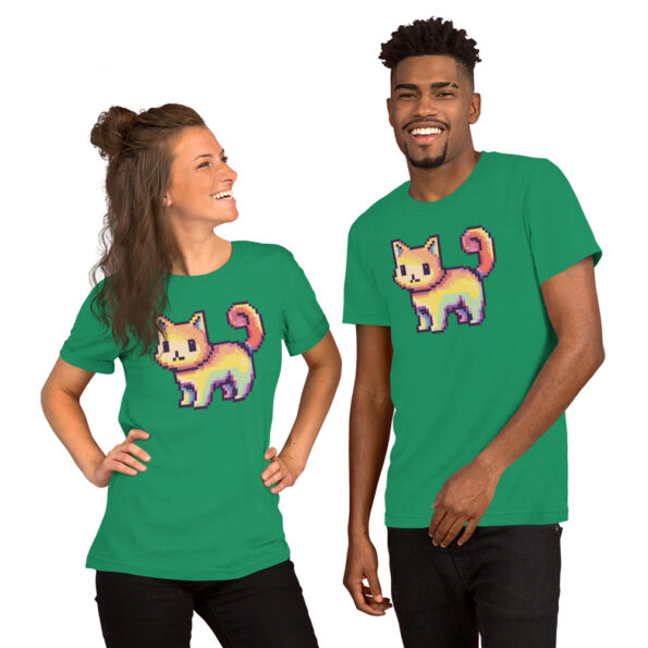 Pixel Cat Unisex Graphic Tee