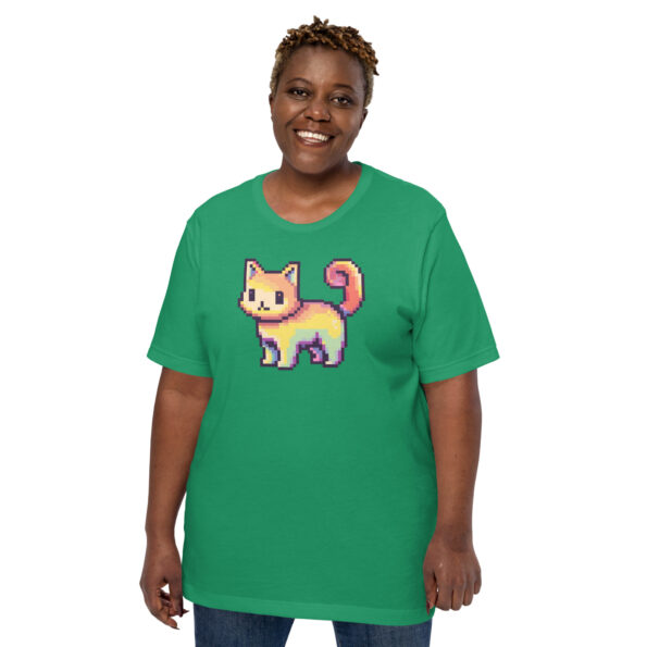 Pixel Cat Plus Size Graphic Tee